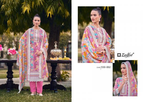 Zulfat Hakoba 550 Cotton Printed Dress Material Collection